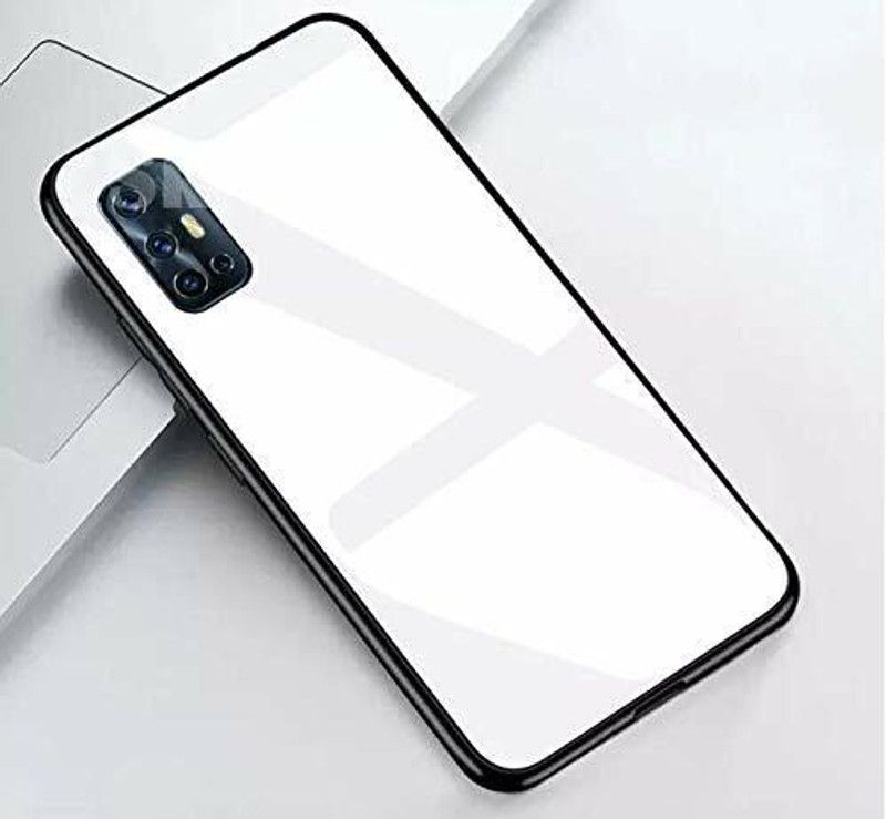 Riches Back Cover for Vivo V17  (White, Black, Pack of: 1)
