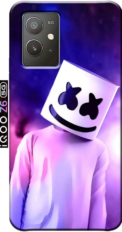 RDcon Back Cover for iQoo Z6 5G 2624  (Multicolor, Shock Proof, Silicon, Pack of: 1)