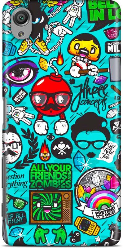 Sankee Back Cover for Sony Xperia X  (Multicolor, Hard Case)