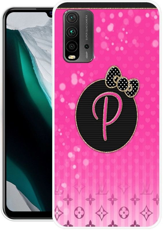 BLUEBUG Back Cover for Redmi 9 Power  (Black, Pink, Grip Case, Silicon, Pack of: 1)