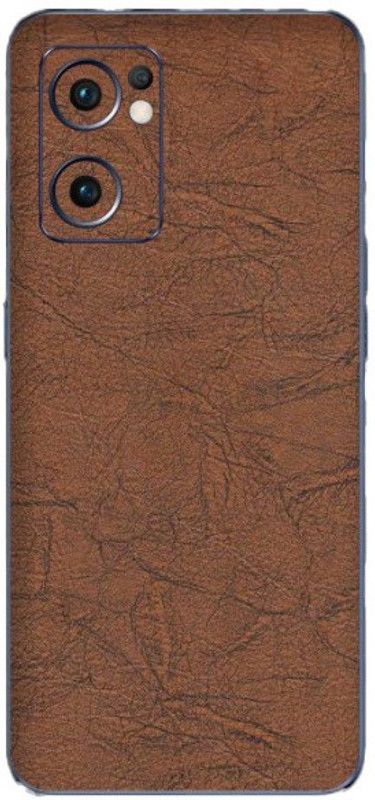 Orgic India Oppo Reno 7 Mobile Skin  (Red Leather)