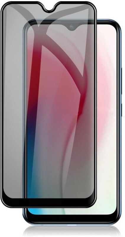 ELEF Edge To Edge Tempered Glass for Vivo V21 Anti Spy 9H Hardness 11D Privacy Tempered Glass Anti Explosion Full Covrage  (Pack of 1)