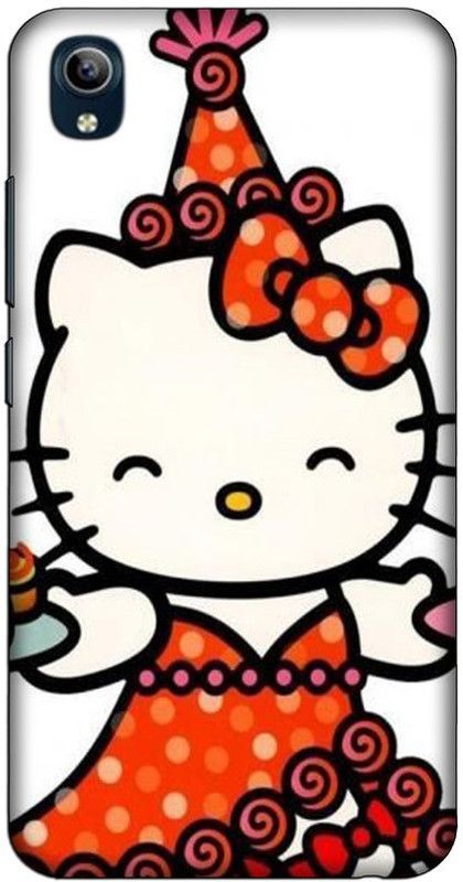 CROKIAN Back Cover for Vivo Y91C  (White, Orange, Hard Case, Pack of: 1)