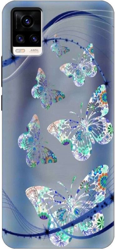 Anj Back Cover for Vivo V20  (Multicolor, Dot View, Silicon, Pack of: 1)