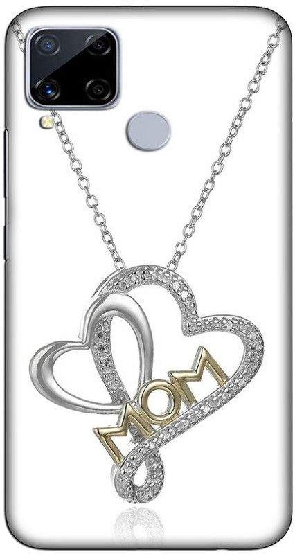 CROKIAN Back Cover for Realme C15 Heart mom Back Cover  (Multicolor, Hard Case, Pack of: 1)