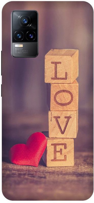 SAVETREE Back Cover for Vivo Y73, V2059, Love  (Multicolor, 3D Case, Pack of: 1)