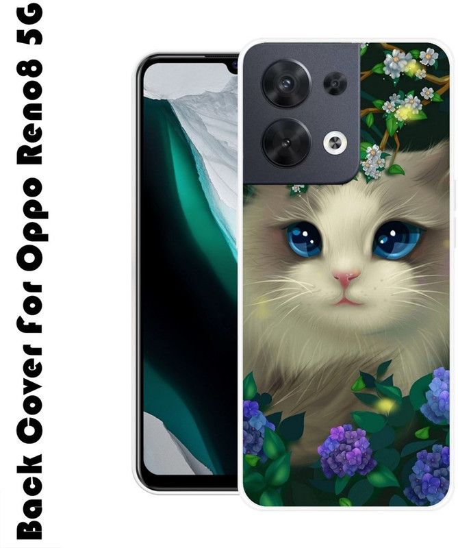 VITARO Back Cover for Oppo Reno8 5G  (Multicolor, Grip Case, Silicon, Pack of: 1)