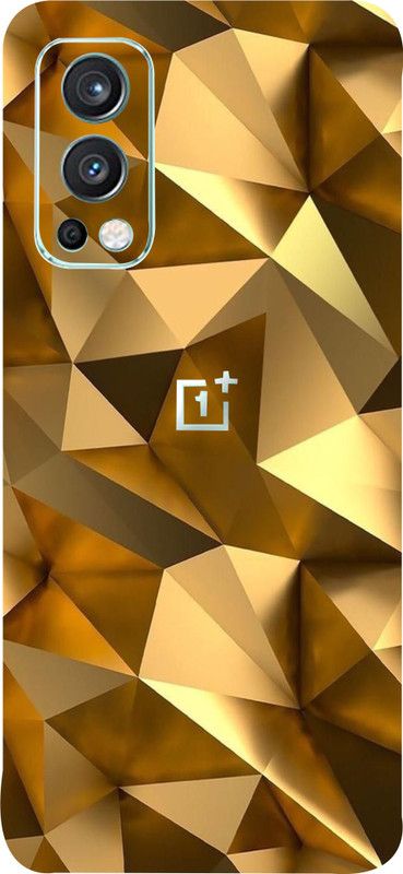 Mclaxa OnePlus Nord2, oneplus nord2, OnePlus Nord2 Mobile Skin  (Golden Poly Skin With Super matte finish)