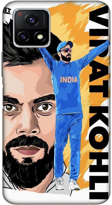 CROKIAN Back Cover for Vivo Y72 5G Virat Kohli Back Cover  (White, Hard Case, Pack of: 1)