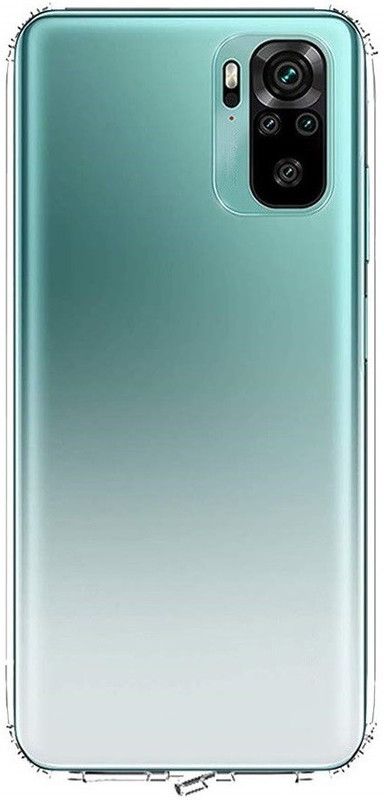 Phone Care Pouch for Mi Redmi Note 10  (Transparent, White, Grip Case, Pack of: 1)