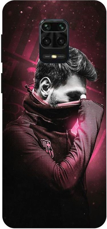 THE NARAYANA COLLECTIONS Back Cover for POCO M2 PRO-MESSI,FOOTBALL,SPORTS,JERSY  (Multicolor, Hard Case, Pack of: 1)