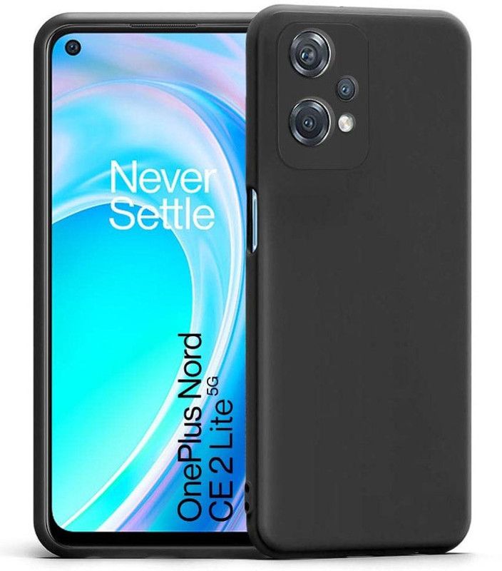CHATURVEDH Back Cover for One Plus Nord CE 2 Lite (5G)  (Black, Pack of: 1)