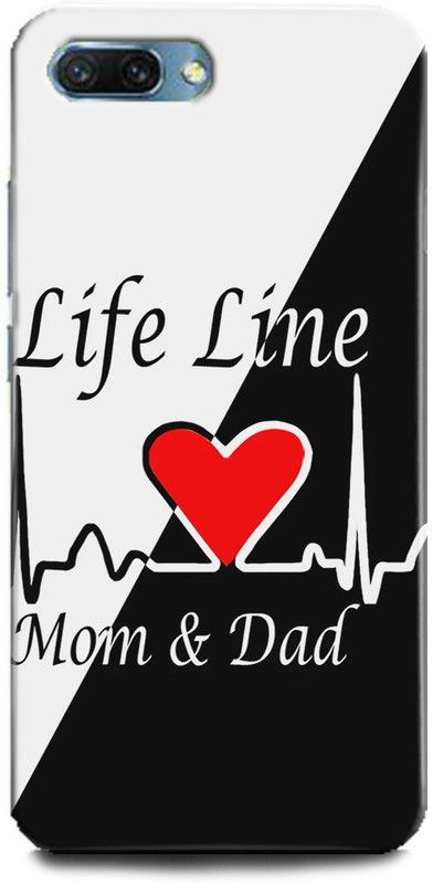 INDICRAFT Back Cover for Honor 10, Mom Dad, Printed  (Multicolor, Shock Proof, Pack of: 1)