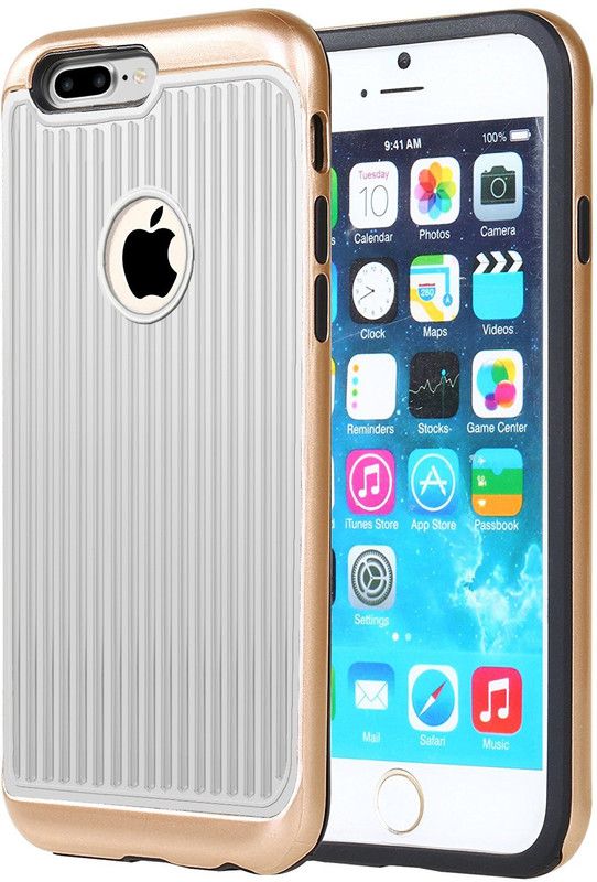 Kapa Back Cover for Apple iPhone 7 Plus  (Gold, Pack of: 1)