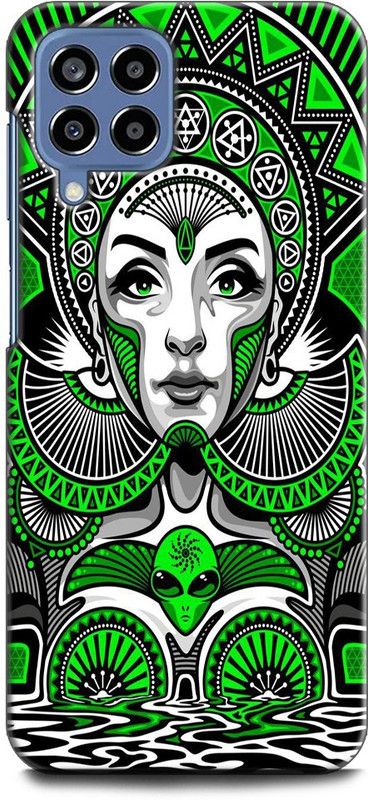 WallCraft Back Cover for SAMSUNG Galaxy M53 5G WEED ART, TRIPPY, GIRL, PIN OF ART, ABSTRACT, TEXTURE  (Multicolor, Dual Protection, Pack of: 1)