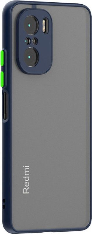 Zinger Back Cover for Xiaomi MI 11x, CAMERA PROTECTION CASE, SMOKE CASE  (Blue, Hard Case, Pack of: 1)