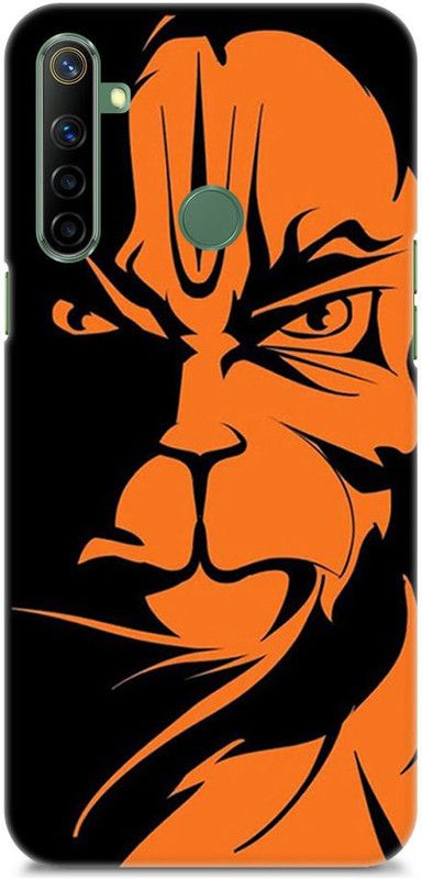 Chiraiyaa Back Cover for Realme Narzo 10  (Black, Orange, Hard Case, Pack of: 1)