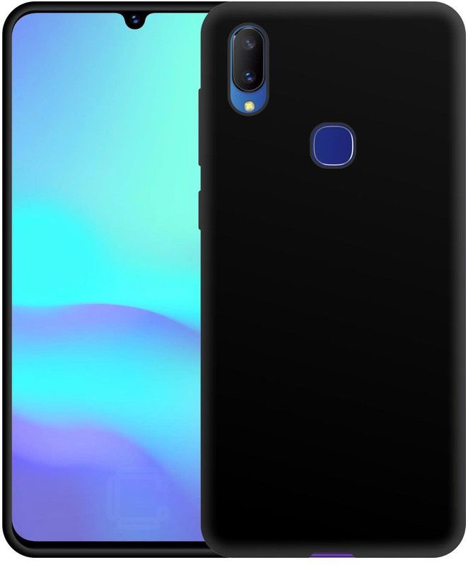 CASE CREATION Back Cover for Vivo Y95  (Black, Grip Case, Pack of: 1)