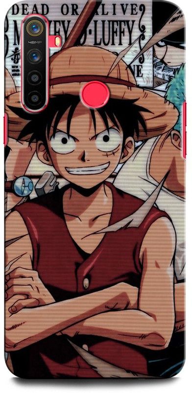 INTELLIZE Back Cover for Realme 5s LUFFY ONE PIECE, LUFFY, ANIME, MONKEY D LUFFY, CARTOON  (Multicolor, Hard Case, Pack of: 1)