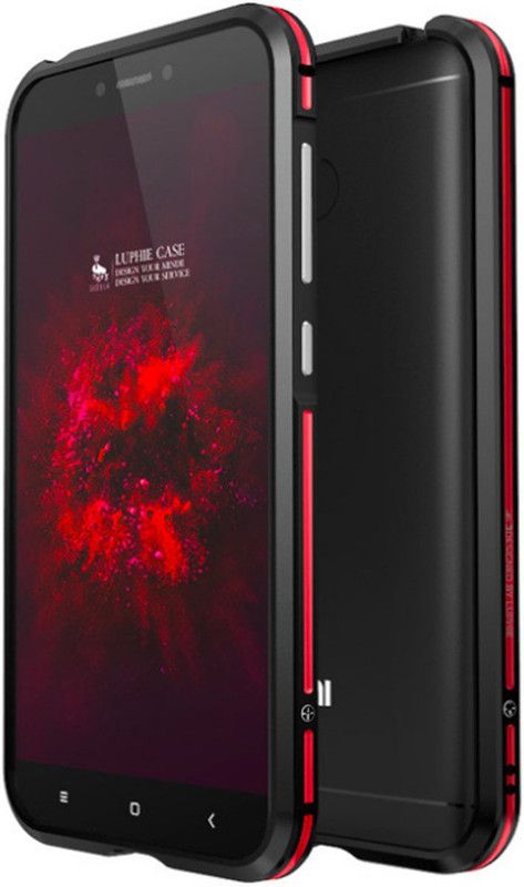 Kapa Bumper Case for Mi Redmi 4  (Red, Black, Pack of: 0)