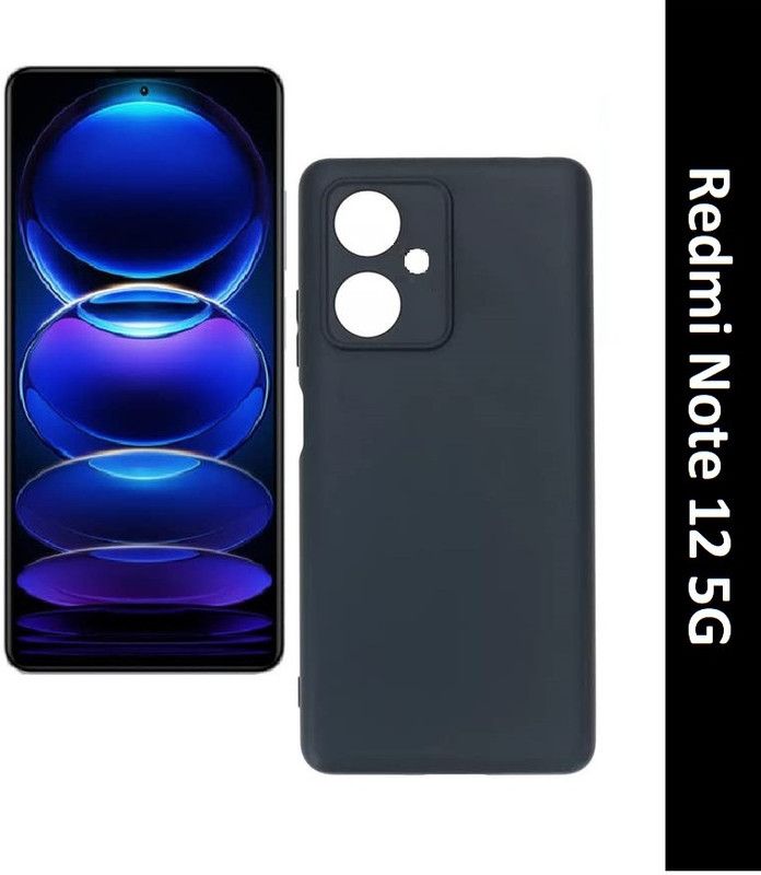SNMART Back Cover for Xiaomi Redmi Note 12 5G, Redmi Note 12 5G, (CN)  (Black, Shock Proof, Pack of: 1)