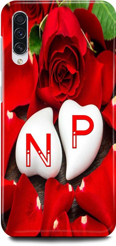 JUGGA Back Cover for Honor 9x Pro, N LOVES P NAME,N NAME, P LETTER, ALPHABET,N LOVE P NAME  (Red, Hard Case, Pack of: 1)