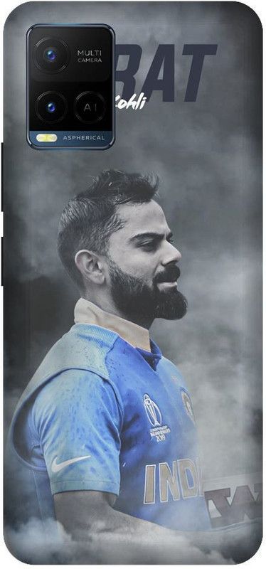BYXIS Back Cover for Vivo Y21 Virat Kohli, Virat, Cricketer, Cricket  (Multicolor, Shock Proof, Pack of: 1)