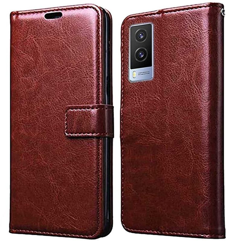 Fastship Flip Cover for OnePlus Nord  (Brown, Magnetic Case, Pack of: 1)