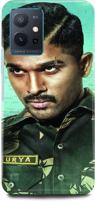 JUGGA Back Cover for OPPO K10, CPH2373, ALLU, ARJUN, SOUTH, ACTOR, HERO  (Green, Hard Case, Pack of: 1)