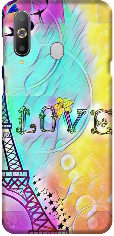 PNBEE Back Cover for Samsung Galaxy A60, SM-A606F- Effile Tower Print Mobile Case Cover  (Multicolor, Hard Case)