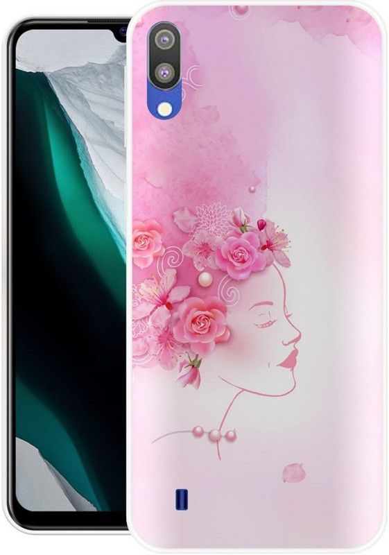 NEVYZAP Back Cover for Samsung Galaxy M01  (Pink, Grip Case, Silicon, Pack of: 1)