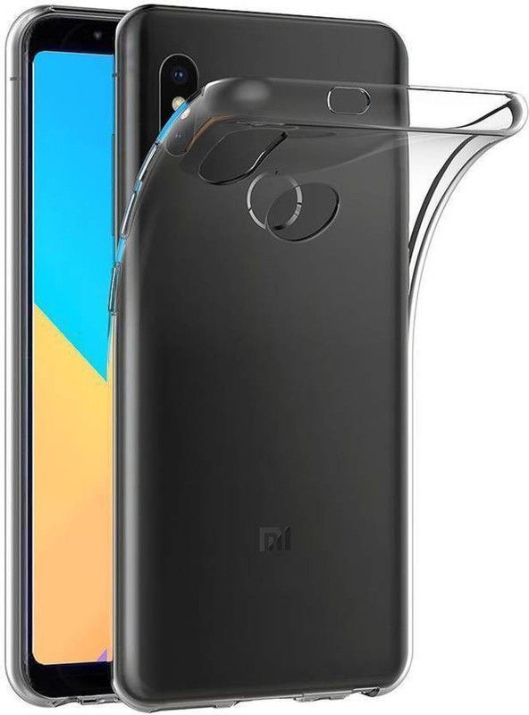 DSCASE Back Cover for Mi Redmi 6 pro  (Transparent, Shock Proof, Silicon, Pack of: 1)