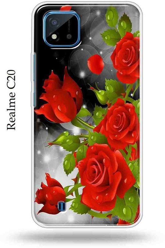 Printcase Back Cover for Realme C20  (Multicolor, Dual Protection, Silicon, Pack of: 1)