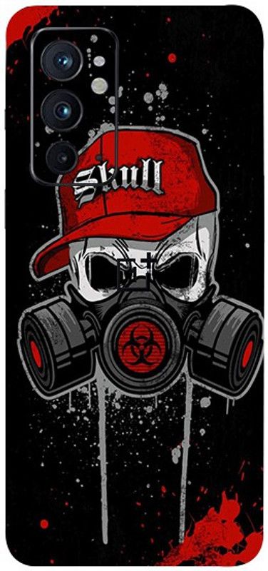 AsSkin OnePlus 9R T Mobile Skin  (Ultra Super Skull Mask Skin With High Gloss Finish).)