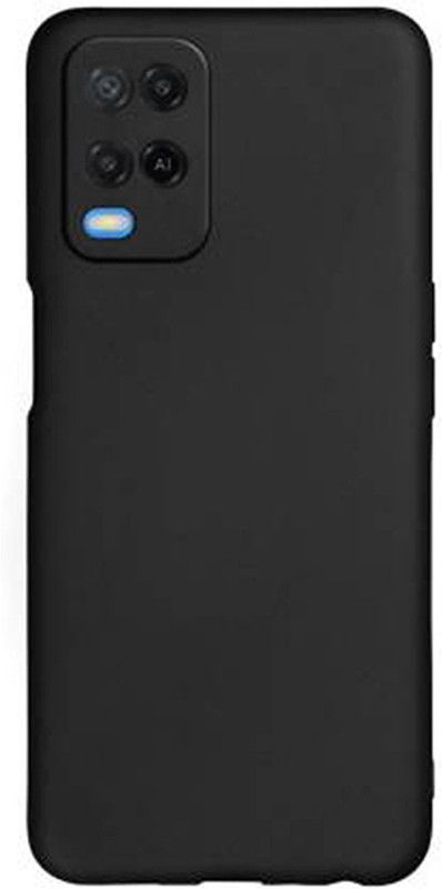 Stunny Back Cover for Oppo A54  (Black, Grip Case, Pack of: 1)