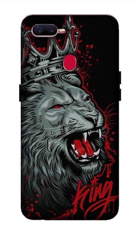 LUCKY MOBI.COM Back Cover for REALME U1 ( lion, animals) PRINTED BACK COVER  (Multicolor, Waterproof, Pack of: 1)