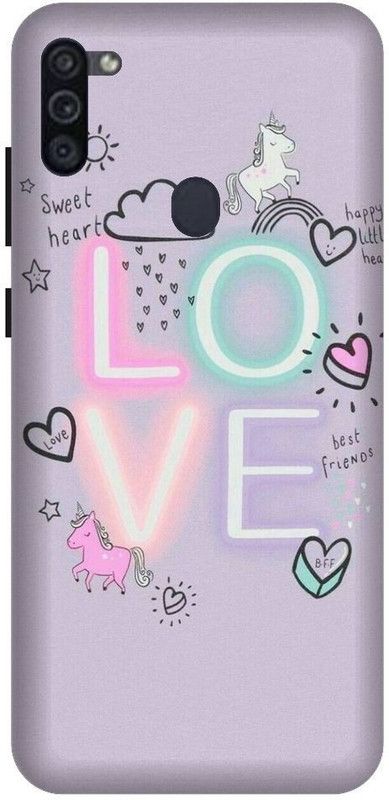 Vinsmoke Back Cover for Samsung M11 Roses, Love, Cute, Couple, Love you, Rose  (Multicolor, Shock Proof, Pack of: 1)