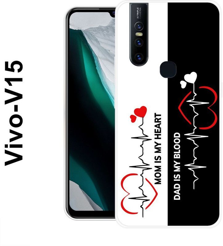 SUPER CASE Back Cover for Vivo V15  (Multicolor, Silicon)