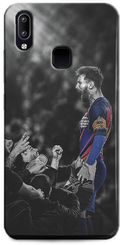 INDICRAFT Back Cover for Vivo Y91, Vivo 1811, messi, Printed  (Multicolor, Shock Proof, Pack of: 1)