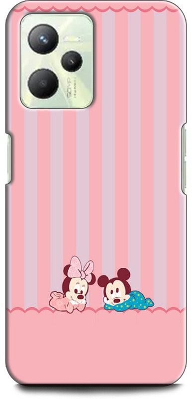 KEYCENT Back Cover for Realme C35  (Pink, Shock Proof, Pack of: 1)