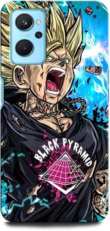 ORBIQE Back Cover for OPPO A76 GOKU, DRAGON BALL Z, ANIME, SUPERSAIYAN  (Multicolor, Hard Case, Pack of: 1)