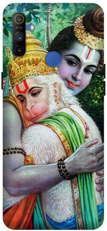 SSMORYA Back Cover for Realme Narzo 20A, Ram Hanuman Printed Back Cover  (Multicolor, Hard Case, Pack of: 1)