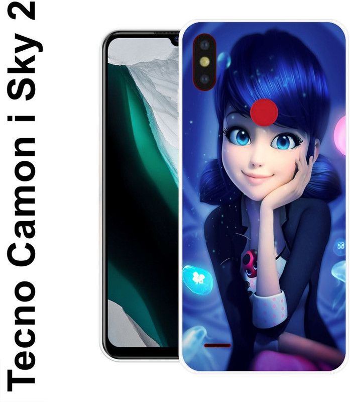 KLC Back Cover for Tecno Camon I Sky 2  (Multicolor, Grip Case, Silicon)
