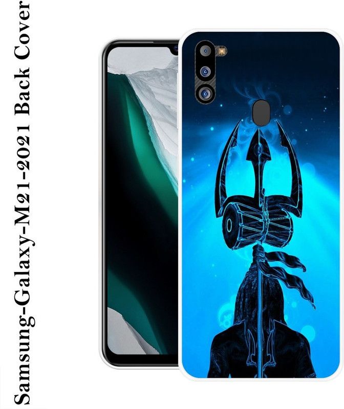 SHIVKUDI Back Cover for Samsung Galaxy M21, Samsung Galaxy M21 2021 Edition, Samsung Galaxy M21s, Samsung Galaxy M30s  (Blue, Grip Case, Silicon)