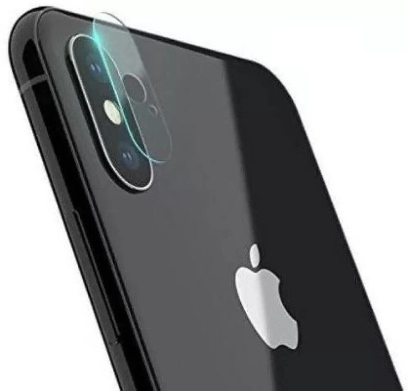 Hi-Tech Back Camera Lens Ring Guard Protector for Iphone X real glass  (Pack of: 1)