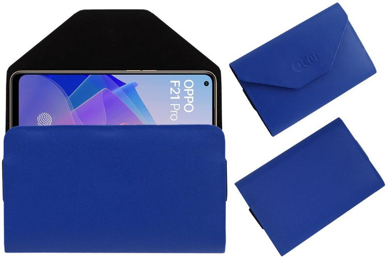 ACM Pouch for Oppo F21 Pro  (Blue, Cases with Holder, Pack of: 1)