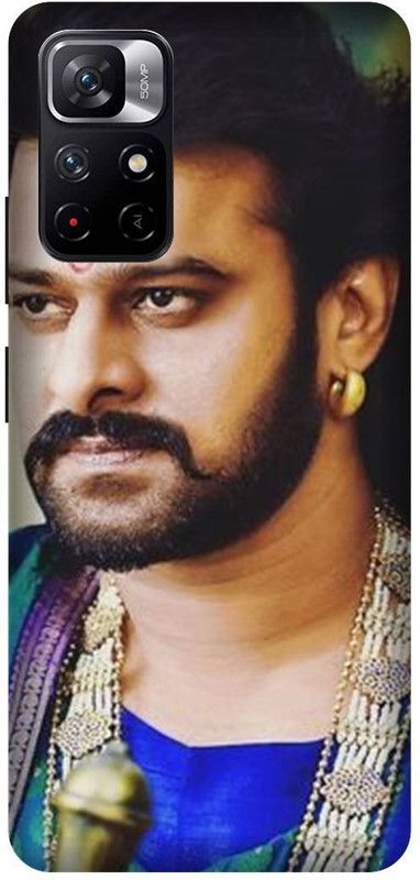Yoprint Back Cover for Redmi Note 11t 5G Prabhas, Telugu Superstar Printed cover  (Multicolor, Hard Case, Pack of: 1)