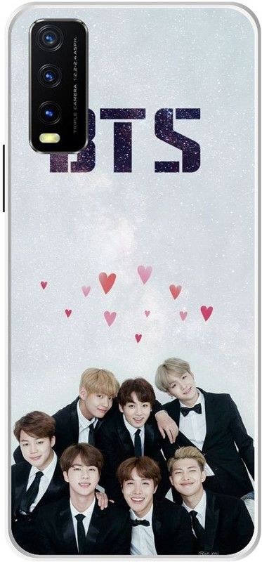 VS PRINT LINK Back Cover for VIVO Y20T \ V2129 \ BTS, bts, BTS army, BTS Love, bts singers Printed  (White, Hard Case, Pack of: 1)