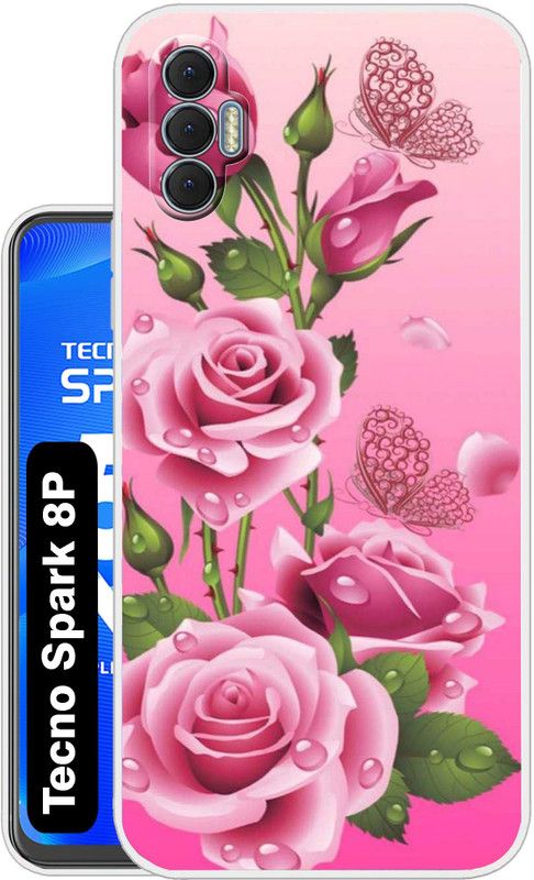 Case Club Back Cover for Tecno Spark 8P  (Multicolor, Grip Case, Silicon, Pack of: 1)