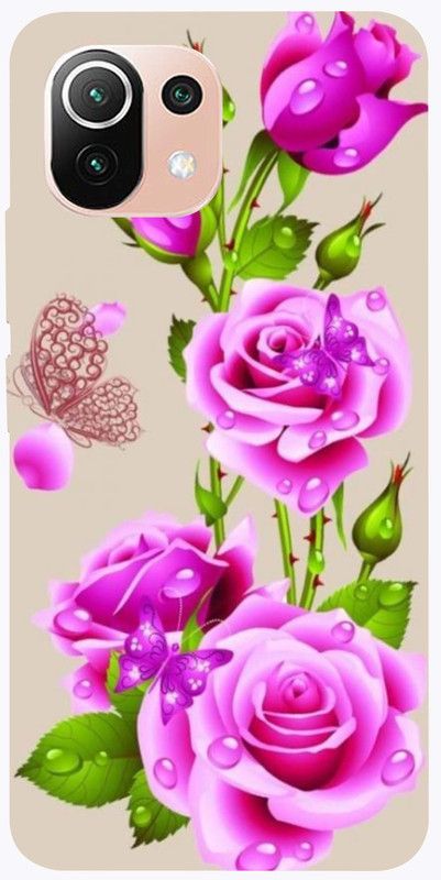 PrintKing Back Cover for Mi 11 Lite NE 5G  (Multicolor, Silicon, Pack of: 1)